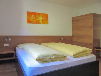 Schlafzimmer der Wohnung Talblick